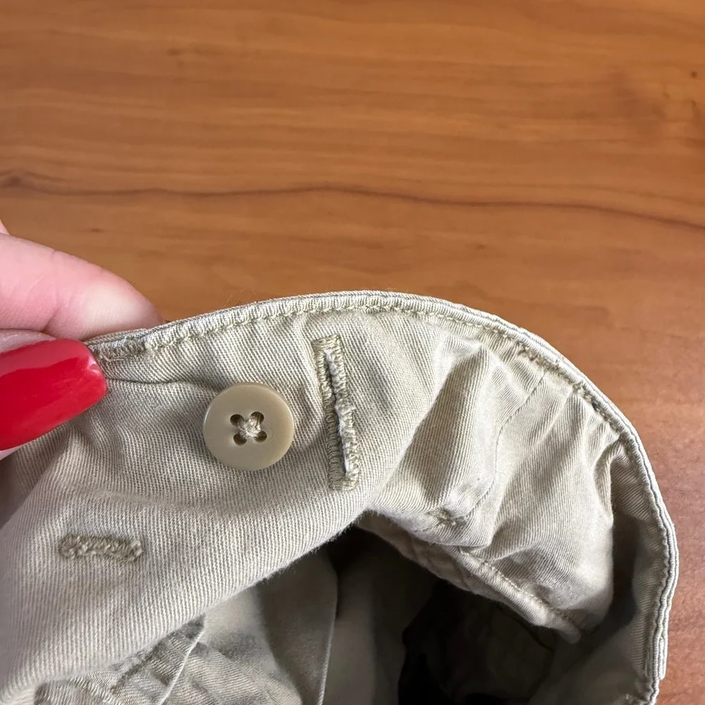 Ralph Lauren Kids Khaki Pleated Skirt Size 6 Cotton‎